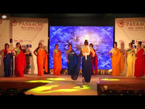 Panaache Mrs India 2018 Saree Sequence - Tribute to Sridevi