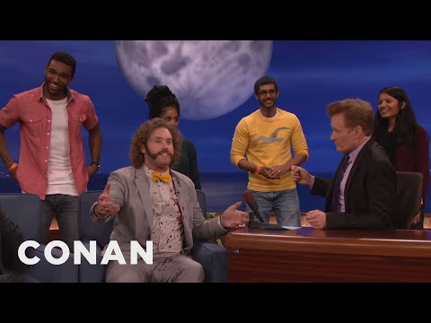 T.J. Miller Pulls Up Audience Members For An Impromptu Dance Party | CONAN on TBS