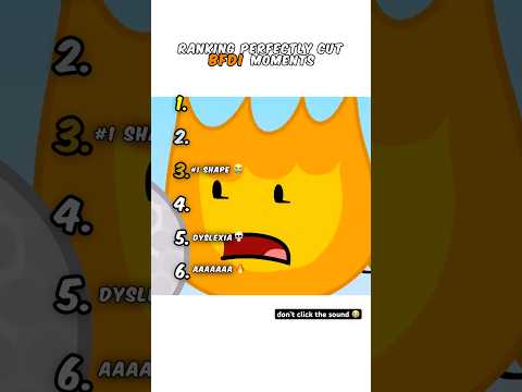 Ranking BFDI Moments 😭