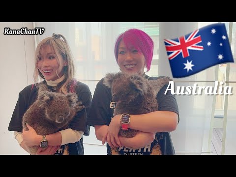 Kairi and I went to Australia for the WWE Elimination Chamber: Perth