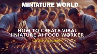 How to Create Viral Miniature AI Food Workers | Future Tech Magic