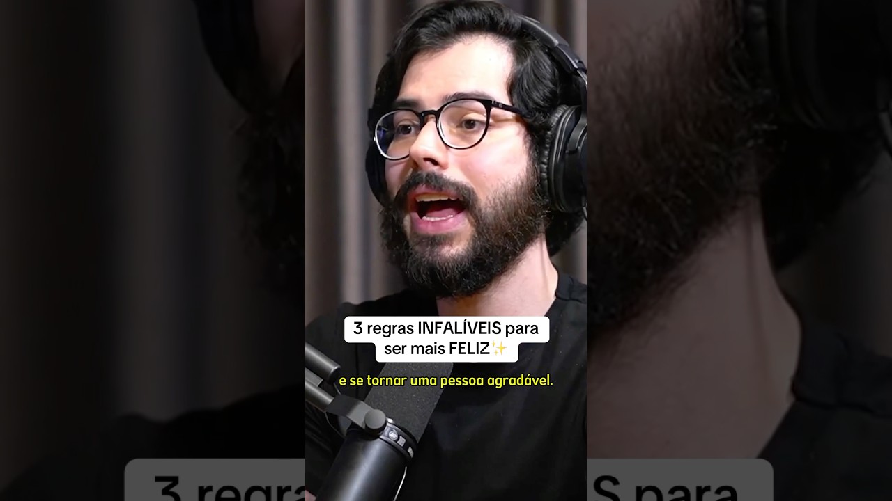 3 regras INFALÍVEIS para ser mais FELIZ✨