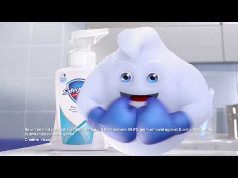 NEW Safeguard Instantly Foaming Hand Soap, Meet Mr. Foamy!