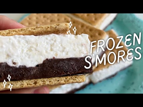 Frozen S’mores Recipe | How To Make Frozen S’mores Bars | Paola Santana