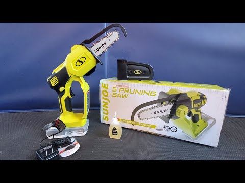 Sun Joe 24v Single Hand Chainsaw Review