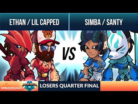 Ethan & Lil Capped vs Simba & Santy - Losers Quarter Final - DreamHack Dallas 2v2