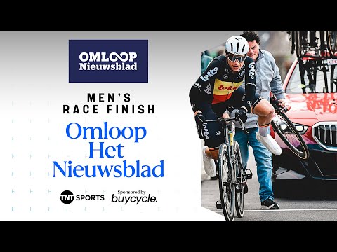 CLOSE FINISH! 🤯 | Men's  Omloop Nieuwsblad 2025 Final KM's | TNT Sports Cycling