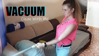 Vacuum routine · Sweeping floor