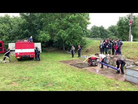 SDH OLEŠNICE  7.9.2019 - Muzi A - utok z auta