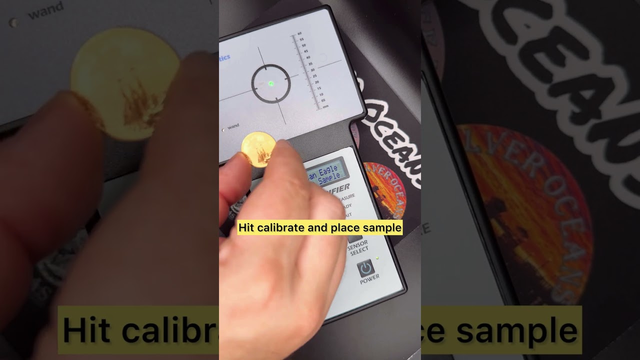 Testing an American Gold Eagle with a Sigma Metalytics Precious Metals Verifier