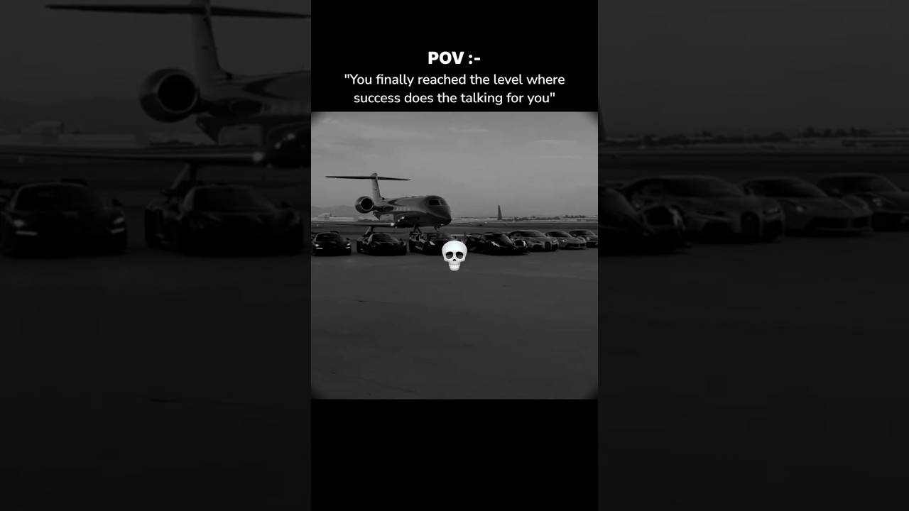 You finally reached the level where success does the talking for you