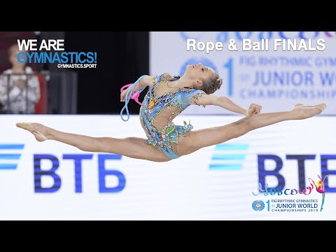 2019 Rhythmic Junior Worlds, Moscow (RUS) -  Rope and Ball Finals, Highlights