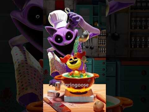 Catnap KITCHEN TIME with DogDay - Poppy Playtime Chapter 3 #animation #catnap #dogday #poppyplaytime