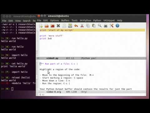 Rt 2011 Screencast 08 Python Part 2 Running Python Code
