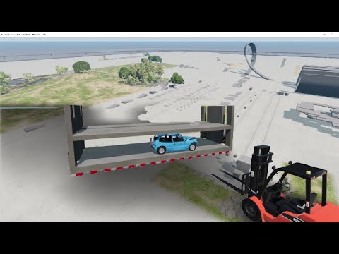 BeamNG Car Crusher Schrottpresse