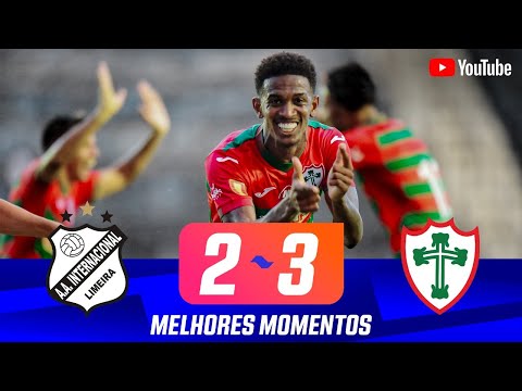 Gols e lances de Internacional de Limeira x Portuguesa