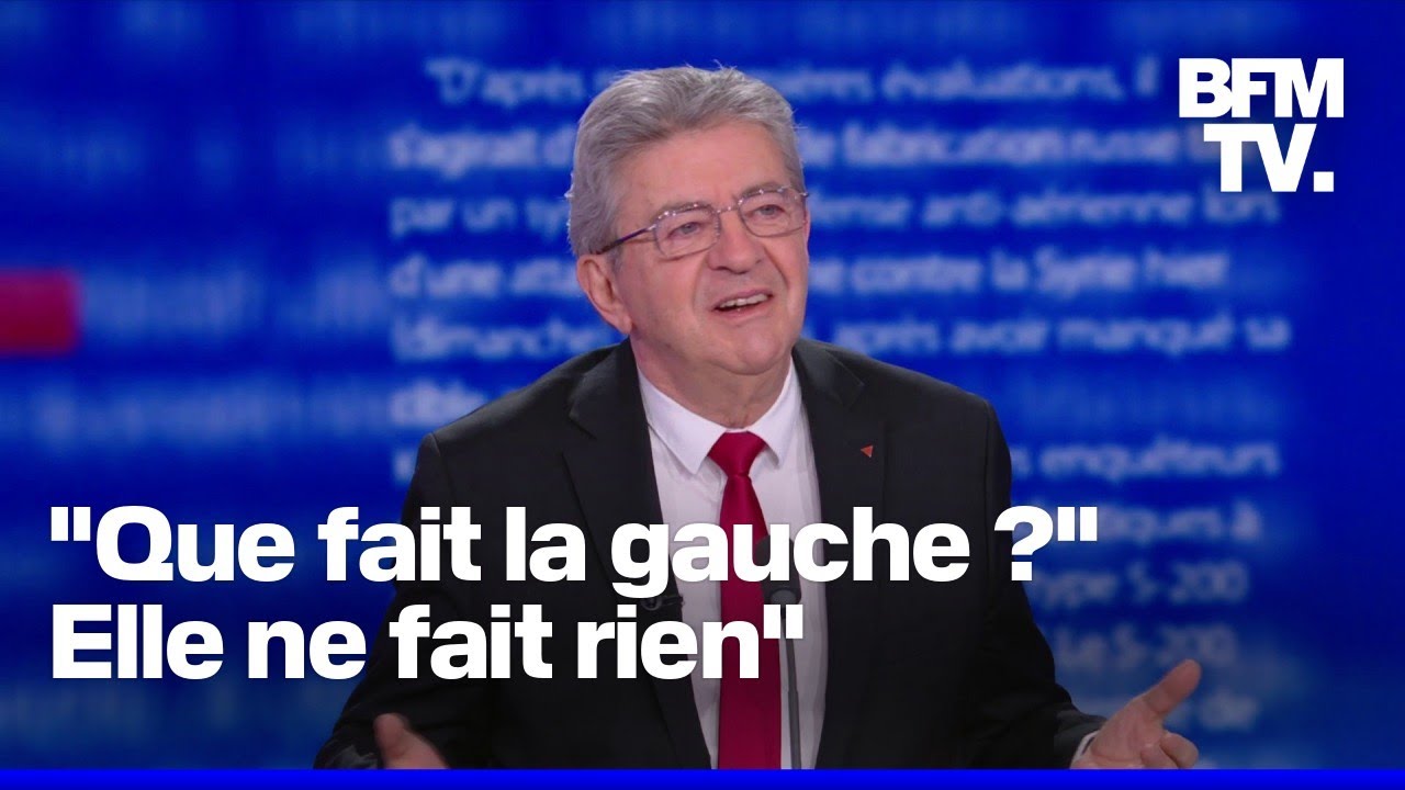 Donald Trump, Europe, islamophobie… Jean-Luc Mélenchon est invité face à Alain Duhamel