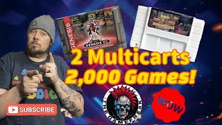 Sega Genesis and SNES Multicarts, 2k total games! #gaming #videogames #gameplay