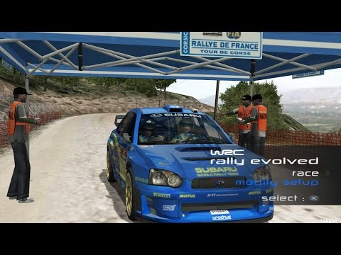 PS2 WRC - Rally Evolved Gameplay