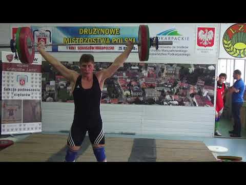 2018.02.25 Druzynowe Mistrzostwa Polski w podnoszeniu ciężarów- 1 runda - Sędziszów Młp