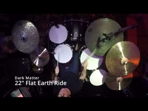 Dream Cymbals - 22" Dark Matter Flat Earth Ride