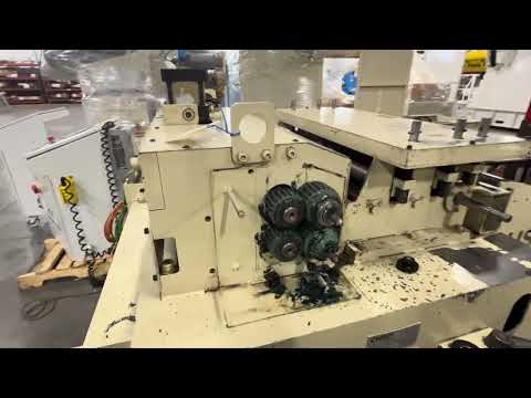 NIDEC-CHS Servo Roll Feed Straightener Combination 24" Wide x .110"