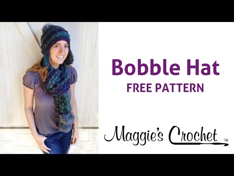Deborah Norville Saturate Bobble Hat Free Crochet Pattern - Right Handed