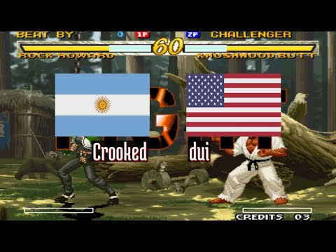 Garou Mark of the Wolves Top Players - Crooked (AR) vs dui (US)