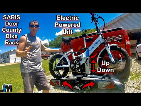 SARIS Door County Hitch Mounted Bike Rack Review ~ Best Car E-Bike Rack for you?