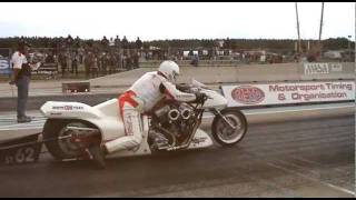 preview picture of video 'Bechyne, Cz. dragrace 2011 Part 5 Roman Sixta Top fuel Harley'