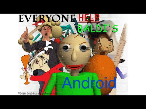 Everyone help baldi Android Mod Menu (Testing mod)