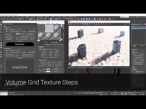 V-Ray Next for 3ds Max Courseware – 2.3.1 Volume Grid Texture Steps