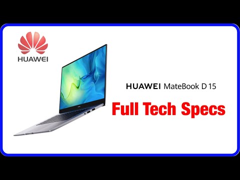 HUAWEI MateBook D 15 2021 Tech Specs