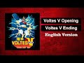 Voltes V Opening Ending English Version