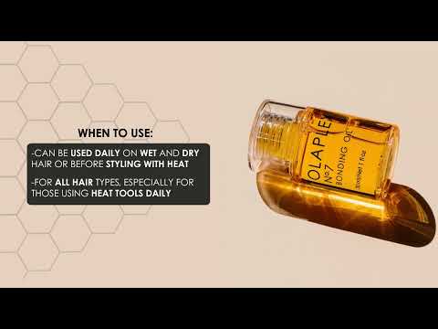 Olaplex No 7 Bonding Oil Maitinantis aliejus plaukams 30 ml video