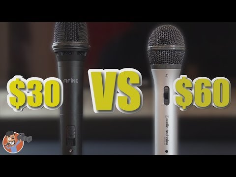 $30 Microphone vs $60 Microphone | ATR2100 VS FiFine K8 | Budget Dynamic Mic Comparrison