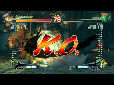 SSF4 AE 2012: Kiryu Tsukimiya (Guy) vs T SRAI (Blanka) - Xbox Live Ranked Match