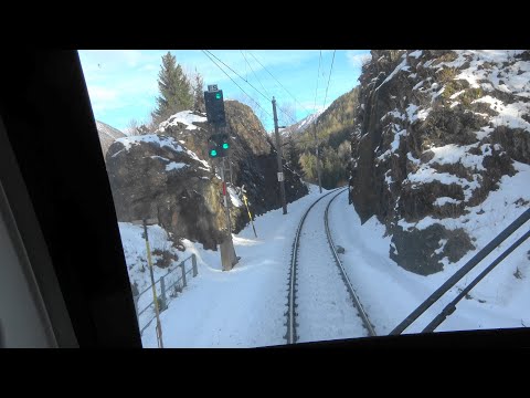 ÖBB #Führerstandsmitfahrt:❄ Winter auf der Arlbergbahn am 01.02.2020 von Bludenz nach Innsbruck