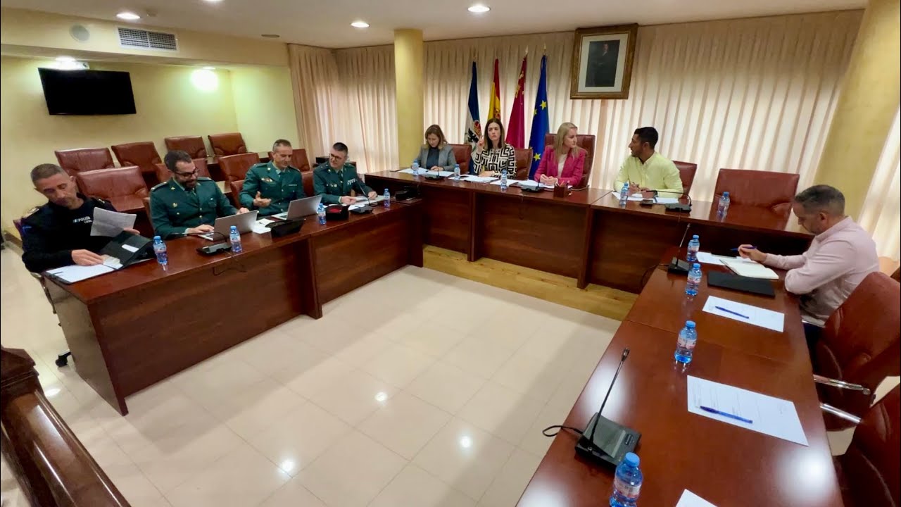 La delegada del Gobierno preside la Junta Local de Seguridad del Carnaval de Águilas 2024