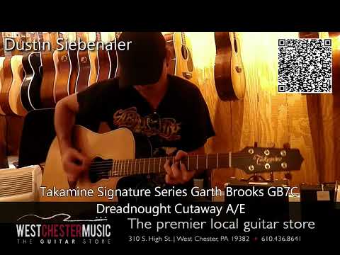 Takamine Signature Series Garth Brooks GB7C Dreadnought Cutaway Acoustic Electric with case new image 19