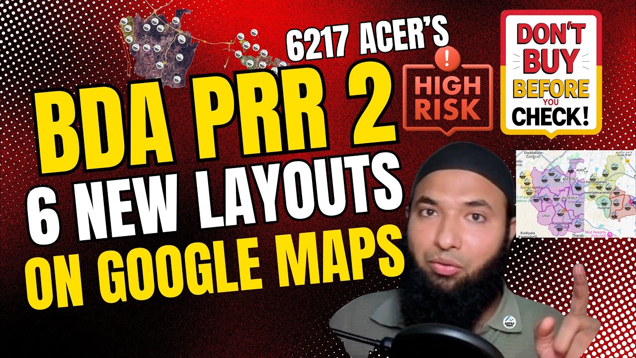 🚨 6 New BDA Layouts Approved! | 6,217 Acres Full Map Locations Village List | PRR-2 Bangalore Update