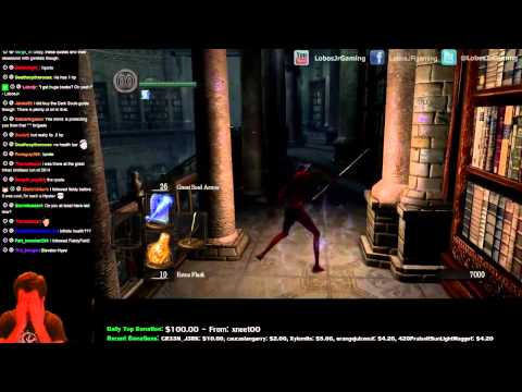 Dark Souls 1 Health, Sorcery-only, No shield, Gravelorded, Aggressive challenge run Part 3