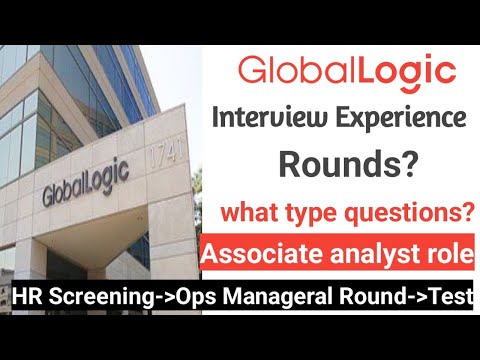 GlobalLogic Selection Process for Associate analyst Role| Important Questions | Interview Experience