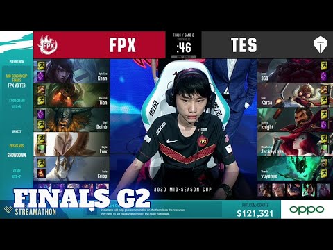 FPX vs TES G2 |  Game 2  |  Finals 2020 LoL Mid Season Cup  | FunPlus Phoenix vs Top Esports  |