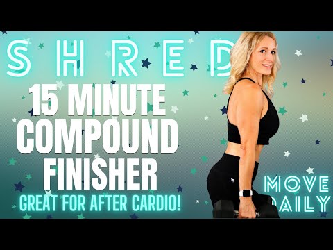 15 MINUTE COMPOUND FINISHER | Quick Total Body Strength HIIT