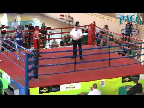 12 MP Seniorek w Boksie 2012 w kategorii do 75 kg: Lidia Fidura - Beata Leśnik