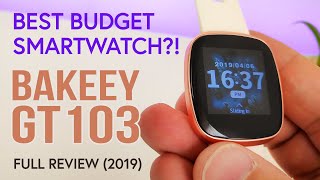 GT103 Smartwatch Review - Waterproof and Stylish Smartwatch on a Budget (2019)