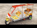 Craft With Matchbox Idea How To Make Matchbox Auto Cycle Rickshaw At Home Diy Idea With Matchstick