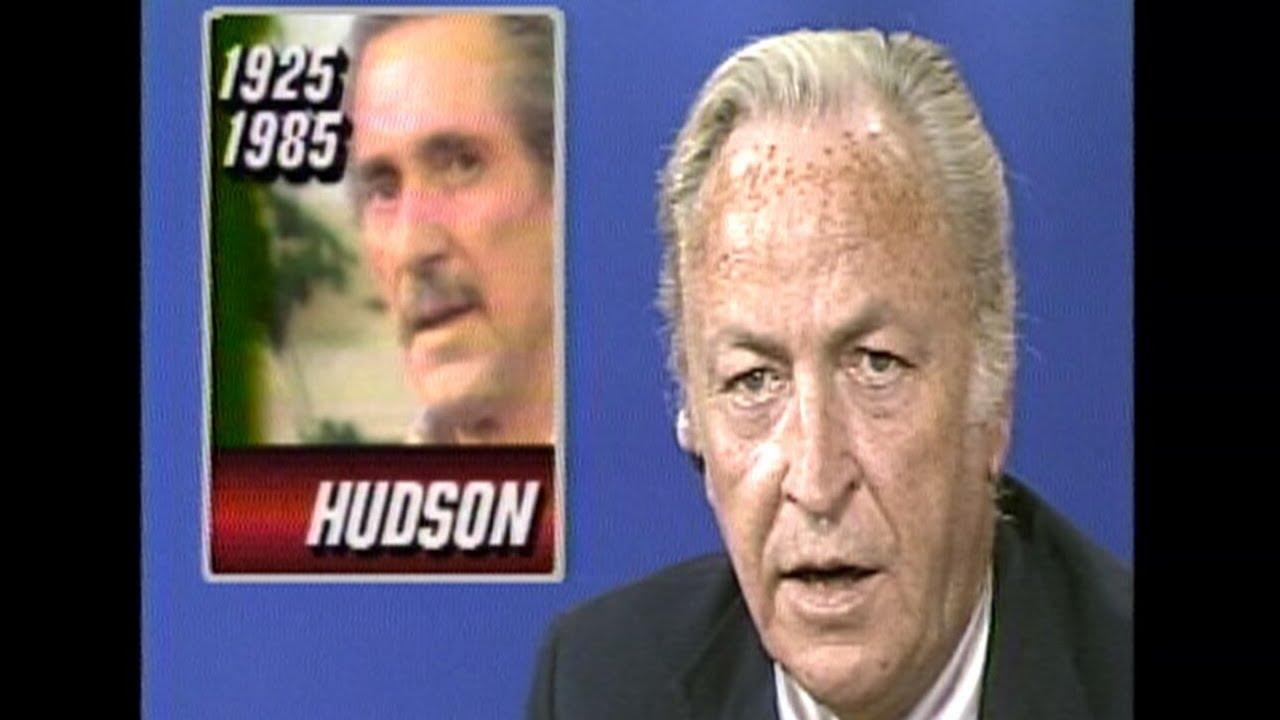 Rock Hudson dies of AIDS at 59 | Watch original 1985 WABC news coverage - YouTube