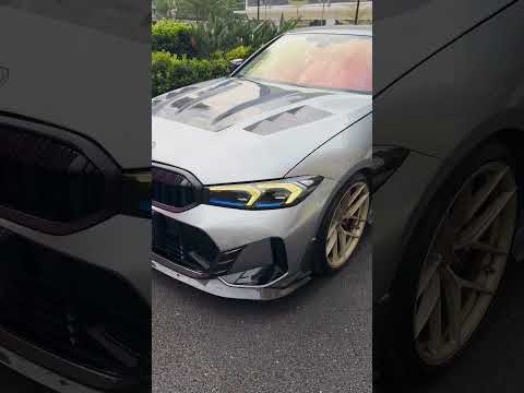 BMW G20 LCI FITTED WITH THE DARWINPRO BONNET + KARBEL FRONT LIP AND FUTURE DESIGN REAR DIFFUSER